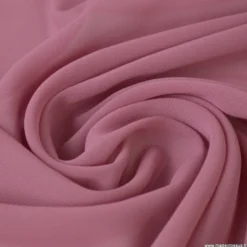 Tissu Mousseline fluide polyester Framboise