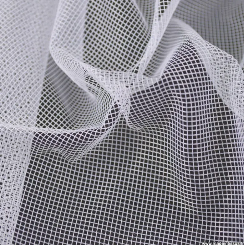 Tissu moustiquaire blanche en grande largeur