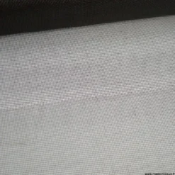 Tissu moustiquaire semi rigide enroulable Noire