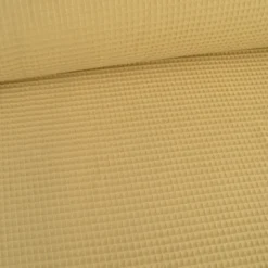 Tissu nid d'abeille Beige - OEKO TEX
