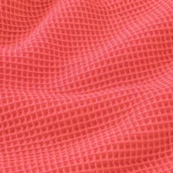 Tissu nid d'abeille Corail - OEKO TEX