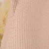 Tissu nid d'abeille Mocha - OEKO TEX