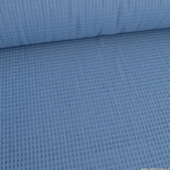 Tissu nid d'abeille Pierre Bleu - OEKO TEX