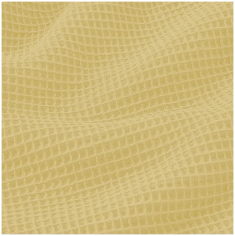 Tissu nid d'abeille Vanille - OEKO TEX