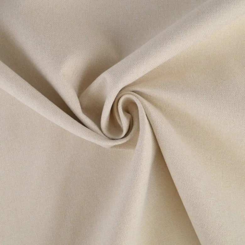 Tissu occultant isolant thermique double face indiana Ecru