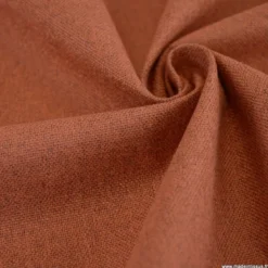 Tissu occultant isolant thermique double face indiana terracotta