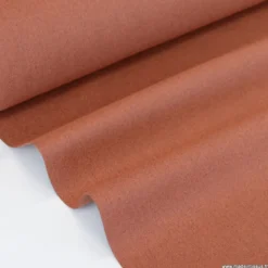 Tissu occultant isolant thermique double face indiana terracotta