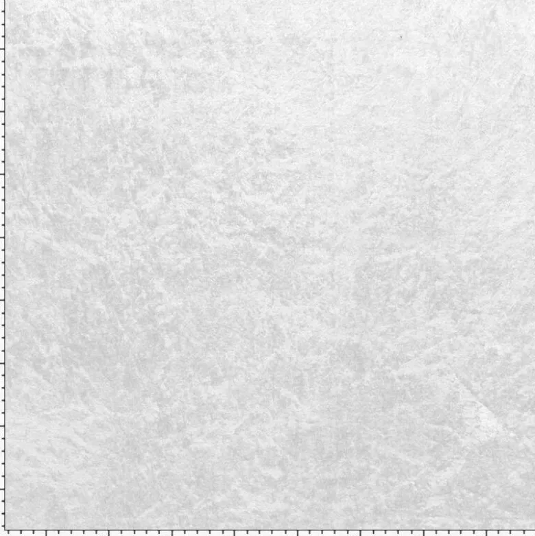 Tissu panne de velours coloris - Blanc