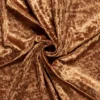 Tissu panne de velours coloris camel