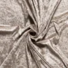 Tissu panne de velours coloris Beige