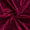 Tissu panne de velours coloris Bordeaux