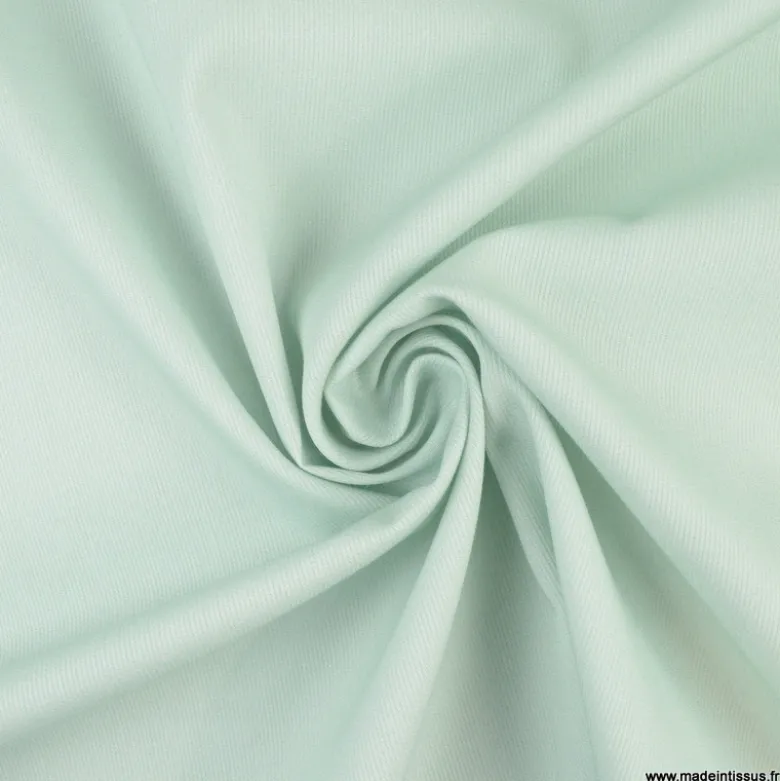 Tissu Piqué de coton menthe - OEKO TEX