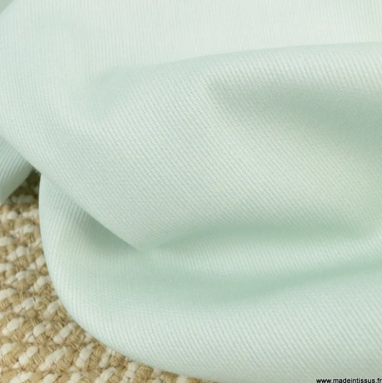 Tissu Piqué de coton menthe - OEKO TEX