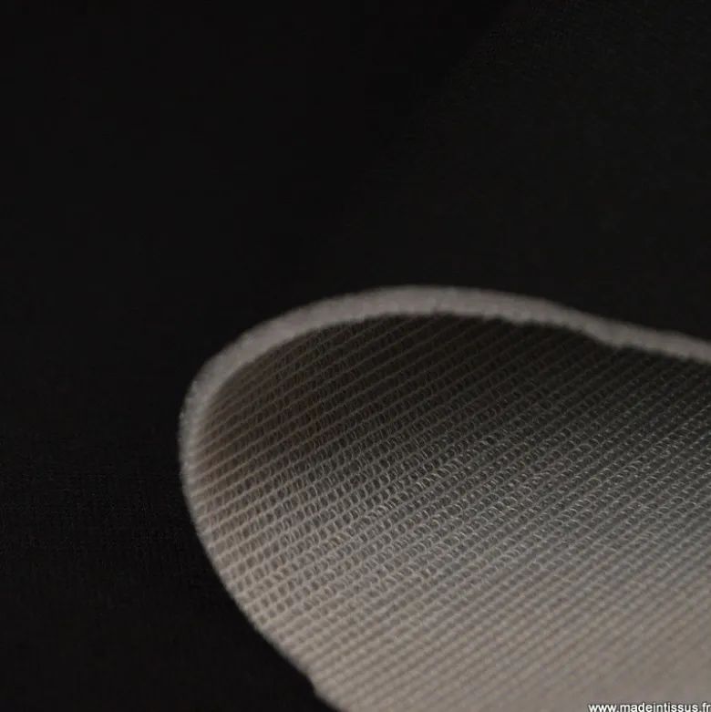 Tissu piqué pour ciel de toit noir
