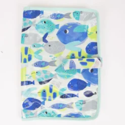 Tissu plastifié imprimé poissons tropicaux