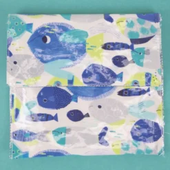 Tissu plastifié imprimé poissons tropicaux
