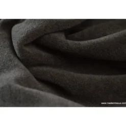tissu polaire chiné haut de gamme coloris Taupe - OEKO TEX