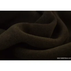 tissu polaire chiné haut de gamme coloris choco - OEKO TEX