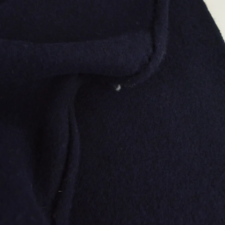Tissu Polaire 100% laine vierge - Bleu marine