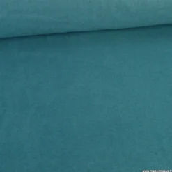 Tissu Polaire Made in France haut de gamme vert canard - OEKO TEX