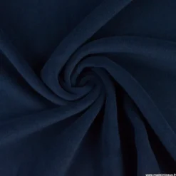Tissu Polaire Made in France haut de gamme BLEU MARINE - OEKO TEX