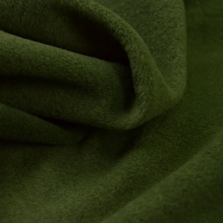 Tissu Polaire Made in France haut de gamme vert sapin - OEKO TEX