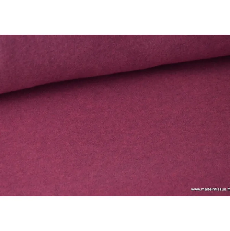 Tissu Polaire Made in France haut de gamme ROSE TREMIERE - OEKO TEX