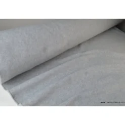 Tissu Polaire Made in France haut de gamme GRIS - OEKO TEX