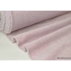 Tissu Polaire Made in France haut de gamme NACRE - OEKO TEX