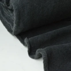 Tissu Polaire Made in France haut de gamme GRIS ANTHRACITE - OEKO TEX