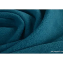Tissu Polaire 100%polyester coloris pétrole