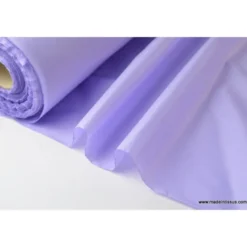Tissu polyester parme déperlant pour parapluie .
