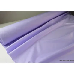 Tissu polyester parme déperlant pour parapluie .