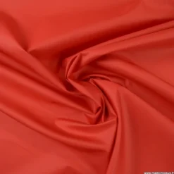 Tissu polyester rouge déperlant pour parapluie