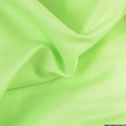 Tissu polyester sergine anis pour robe de mariée et cocktail