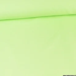 Tissu polyester sergine anis pour robe de mariée et cocktail