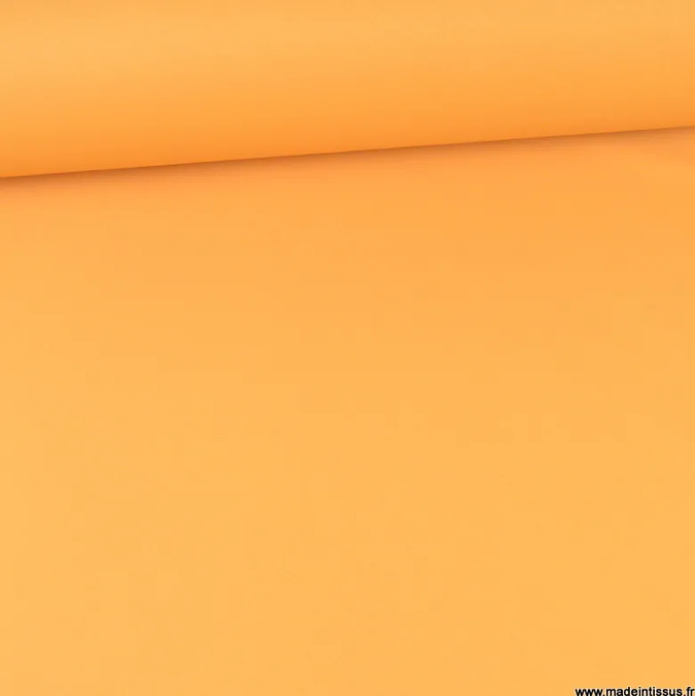 Tissu polyester sergine mandarine pour robe de mariée et cocktail