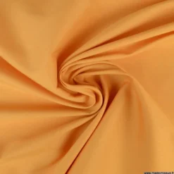 Tissu polyester sergine mandarine pour robe de mariée et cocktail