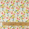 Tissu popeline Cancun motif fruits fond Blanc