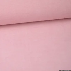 Tissu popeline chambray Vieux rose - OEKO TEX