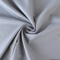 Tissu Popeline coton imprimé petit pois - OEKO TEX