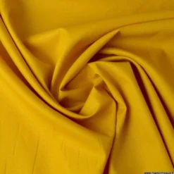 Tissu Popeline coton OEKO TEX uni Moutarde - OEKO TEX