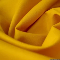 Tissu Popeline coton OEKO TEX uni Moutarde - OEKO TEX