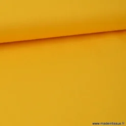 tissu Popeline coton OEKO TEX uni jaune
