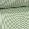 Tissu popeline coton rayures tissé teint coloris vert sapin - OEKO TEX
