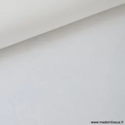 Tissu Popeline coton uni blanc - OEKO TEX