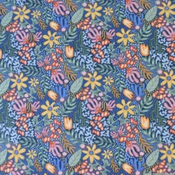 Tissu popeline de coton – Maui coraux bleus