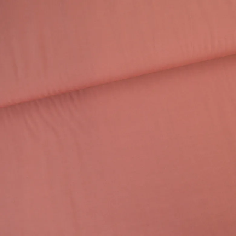 Tissu popeline de Viscose Bois de Rose