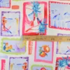 Tissu popeline de viscose Portofino - motif Patchwork XXL