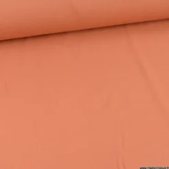 TissuPopeline en coton Bio & OEKO TEX coloris Caramel